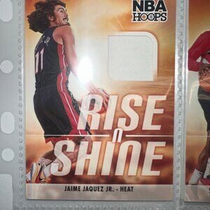 2023-24 Panini NBA Hoops - Rise N Shine Memorabilia Jaime Jaquez Jr. #RS-JAQ